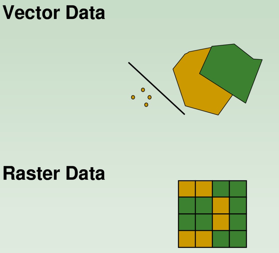 Difference between vector and raster data in gis - Grosfinancial